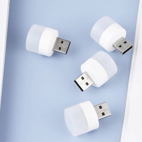 1Pcs USB Mini LED Night Light Portable Small Round Lamp Mobile Light Bulb -J13 - Picture 3 of 6