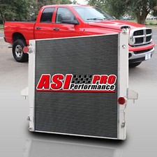 3 Row Aluminum Radiator For 03-10 Dodge Ram 2500 3500 Pickup 5.9l 6.7l L6 Diesel