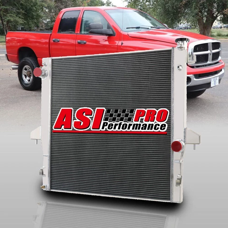 2711 Aluminum Radiator For 03-2009 Dodge Ram 2500 3500 5.9L 6.7L Cummins Diesel Foto 3 de 4