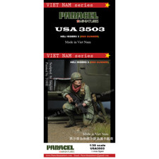 PARACEL MINIATURES VIETNAM SERIES USA3503 U.S. HELI RIDER 3 M60 GUNNER