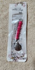 Ryan  Rose Pacifier Cutie Clip. New 
