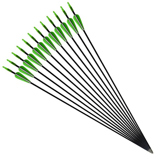 31" Archery Fiberglass Arrows Quiver Recurve Bow Target Compound Bow Shooting - Picture 12 of 14