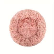 Dog Bed Cozy Soft Round Fluffy Faux Fur Plush Cushion Bed for Small Medium Dogs