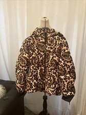 Fendi Printed Velvet Down Ski Jacket 38