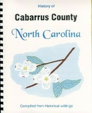 Cabarrus County North Carolina RP history from 3 sources Concord Kannapolis NC