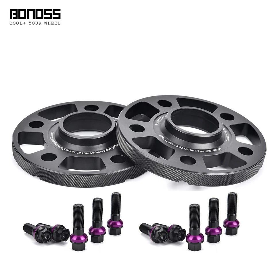 Espaciador de rueda BONOSS 5x112 (4 piezas 15 mm) para Audi A7 Quattro, Q7 2015-2023 +20 pernos Foto 2 de 4