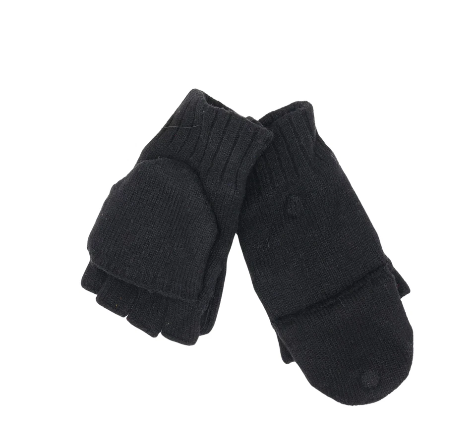 Luvas magnéticas flip masculinas de lã preta Ugg L52927 tamanho G/XL - Imagem 3 de 3