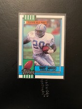 1990 Topps Football, #352 Barry Sanders, Topps All Pro, NM-MT.