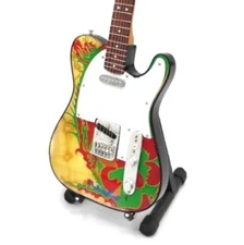 Miniature Dragon Guitar For LED ZEPPELIN JIMMY PAGE GIFT Memorabilia FREE STAND