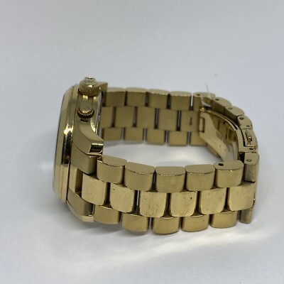 Michael Kors MK5055 Unisex Gold Stainless Steel Analog Dial  display picture 1