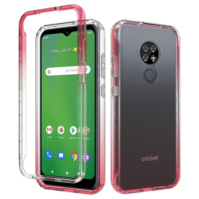 For Cricket Ovation / AT&T Radiant Max Case With Built-in Screen Protector