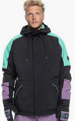 Quiksilver radicalo jacket true black giacca snowboard ski new M