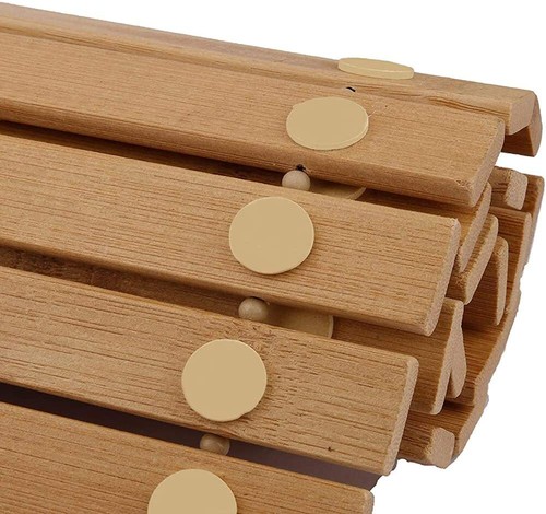 Natürliche Bambus rutschfeste wasserabweisende Badematte 23,25" x 15,75" Kostenloser Versand - Bild 5 von 9