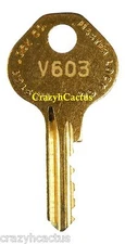Master Lock Padlock 1525 1585 2010 2076 Control Key OEM Original Master Key V603