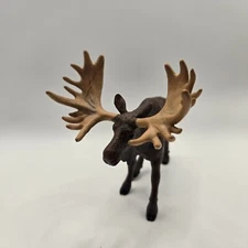 BULL MOOSE Animal Figurine Safari Ltd Toy North American Wildlife
