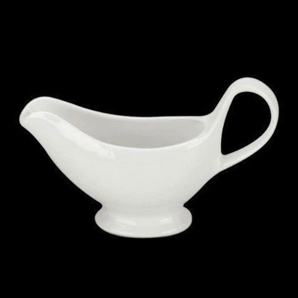 White Orion 250ml Gravy Boat, Sauce, Relish, Chutney Server, Crockery