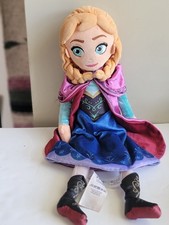 Disney Store Frozen Anna Plush Doll Soft Doll 18 Stuffed Toy Princess