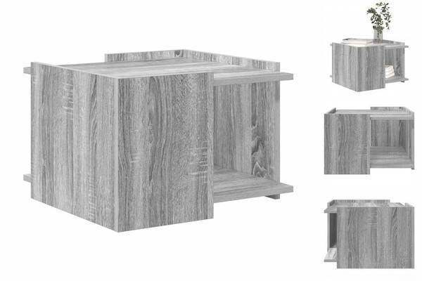 Couchtisch Graues Sonoma 50,5X50X33 Cm Holzwerkstoff-image