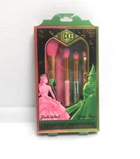 Wicked Set of 4 Cosmetic Makeup Brushes Glinda and Elphaba