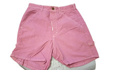 Vtg Pink Stan Ray Usa, Painter Shorts ,Made In USA ,Size 28 A3-4