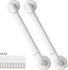 PACK DE 2 RIELES DE AGARRE CISNE IDEAL ACERO INOXIDABLE 20 PULGADAS DUCHA ANTIDESLIZANTE Y SOPORTE