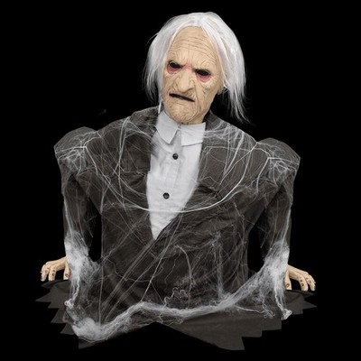 Lowes Halloween Animatronic - Pneumatischer bahnbrechender Opa - Neu verpackt