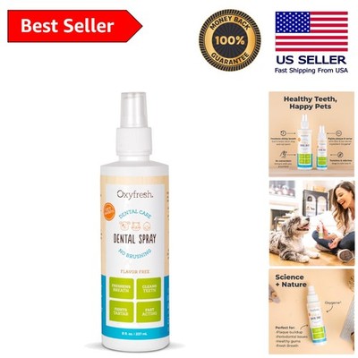Daily Pet Breath Freshener Spray   Safe & Easy Dental Care for Dogs and Cats