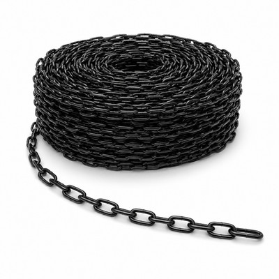CONNEX DY2700462 Zierkette 26x14x2,2mm 40m Rolle schwarz