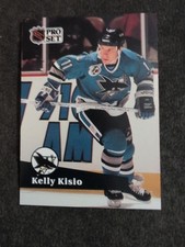1991-92 Pro Set French Kelly Kisio San Jose Sharks #479 Hockey Card