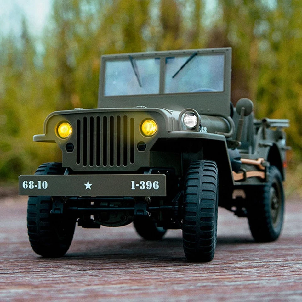 1/10 RC Off Road Vehicle C8815 4WD Rock Crawler Car Military Truck Climbing Car - Image 4 of 4