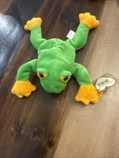 Ty Beanie Baby Smoochy the Frog 1997 PVC Pellets, New Teenie Beenie