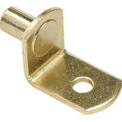 Knape & Vogt 346P BR Shelf Support Pin, Specifications: 1/4 in Dia x 3/8 in L Pi