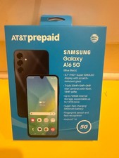 New Sealed - AT T Samsung Galaxy A16 5G, 64GB, Blue Black - Prepaid Smartphone