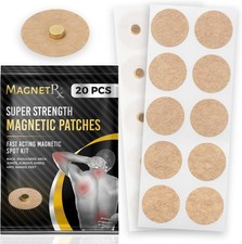 Magnetic Acupressure Patches 3,500 Gauss Ultra Strength Healing Magnets for