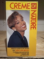 Creme Of Nature Hair Color C21 Light Ash Brown Discontinued Yellow Box