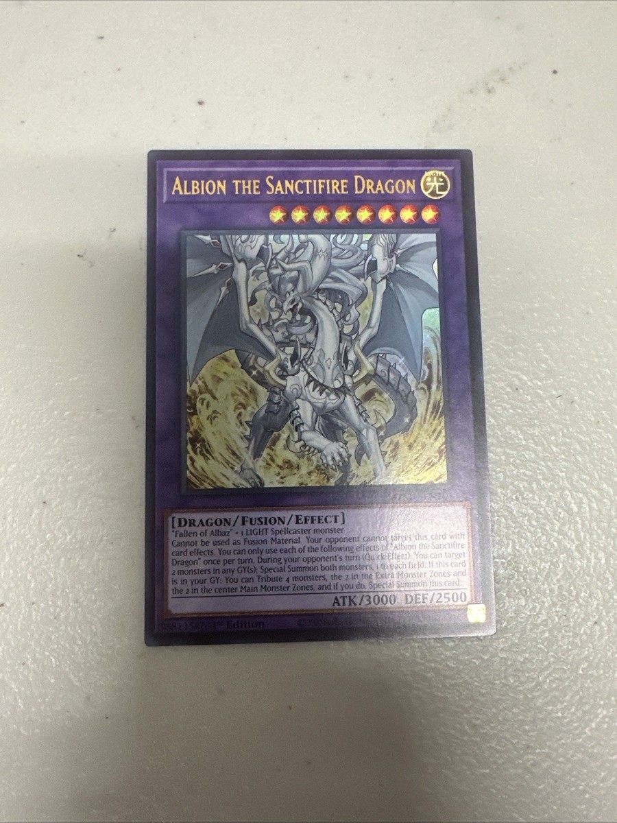 Albion the Sanctifire Dragon MZMU-EN101 - Ultra Rare - | eBay