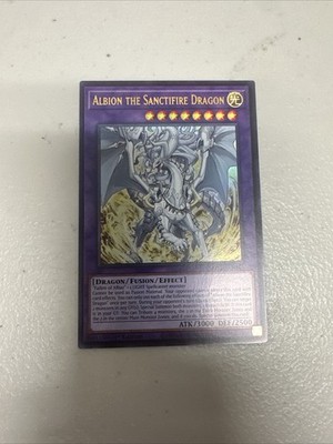 Albion the Sanctifire Dragon MZMU-EN101 - Ultra Rare - | eBay