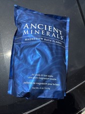 Ancient Minerals Magnesium Bath Flakes Bathing Alternative to Epsom Salt 8 Lb.