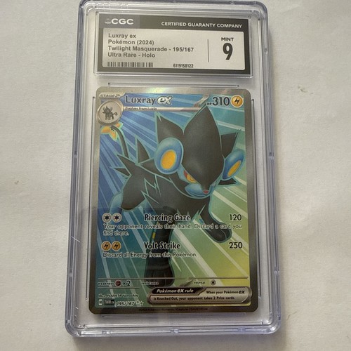 Luxray ex graded CGC 9 for sale on eBay