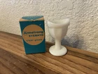 Vintage Milk Glass Eye Wash Cup. Box Says Clear Glass This Is Milk Glass See Pic
