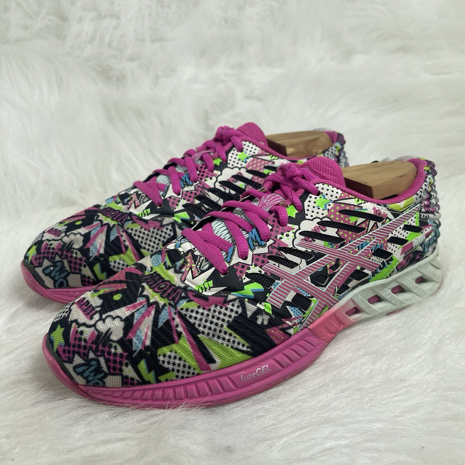SAOLA Scarpe da corsa Asics FuzeX rosa atletica donna taglia 8