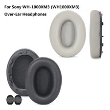 2Pcs Sheepskin Earpads Cushion for Sony WH-1000XM3 Over-Ear Headphones Ear Cover