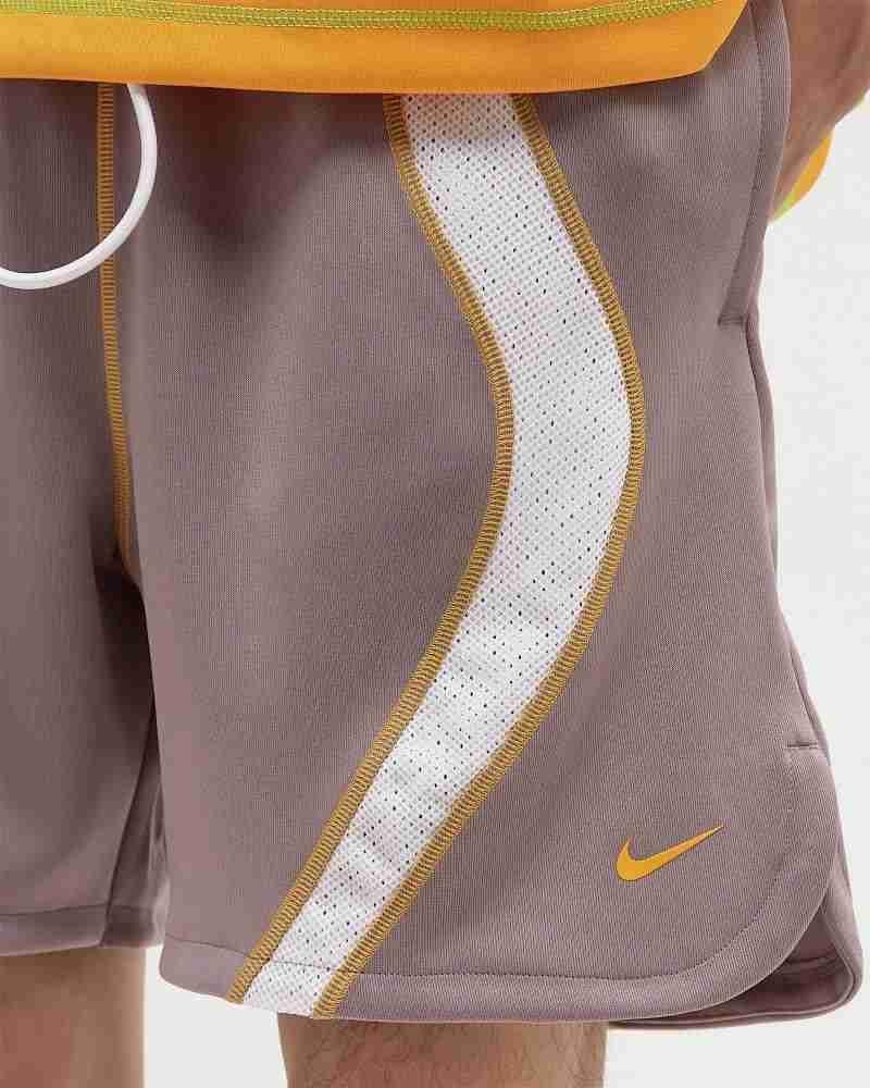 NEW $75 NIKE PROJECT FROG KNIT SHORTS HJ6944-204 TAUPE GREY