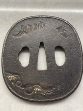 多色1800-1849 年日本刀镡| eBay