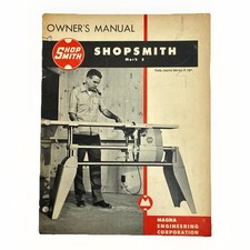 ShopSmith Mark V 5 Owners Manual 1954 Magna Greenie Original