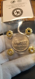 50 Centesimi 1925 Leoni Spl /Fdc Colpetto Al Bordo Per.Cavaliere