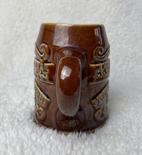 Vtg Hall Pottery “Clearman's North Woods Inn” Beer Stein Mug, 5