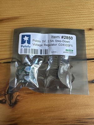 Pololu 2850 5V, 2.5A Step-Down Voltage Regulator D24V25F5 (input 6V-38V) 13 watt