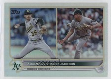 2022 Topps Update Rookie Combos Rainbow Foil Adam Oller Zach Jackson #US254 0rv8
