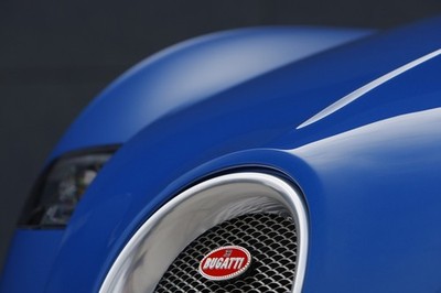 Bugatti Veyron car blue Exotic Supercar 11x17 Poster